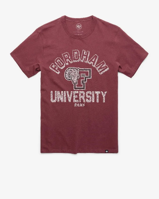 Men's short-sleeve linen shirt-FORDHAM RAMS RETROGRADE '47 FRANKLIN TEE