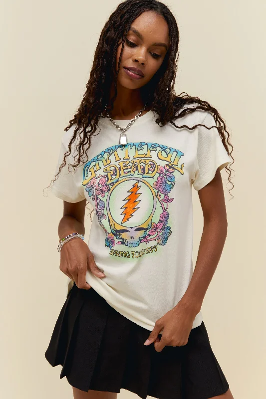 Men's short-sleeve sporty shirt-Grateful Dead Spring Tour 1977 Tour Tee