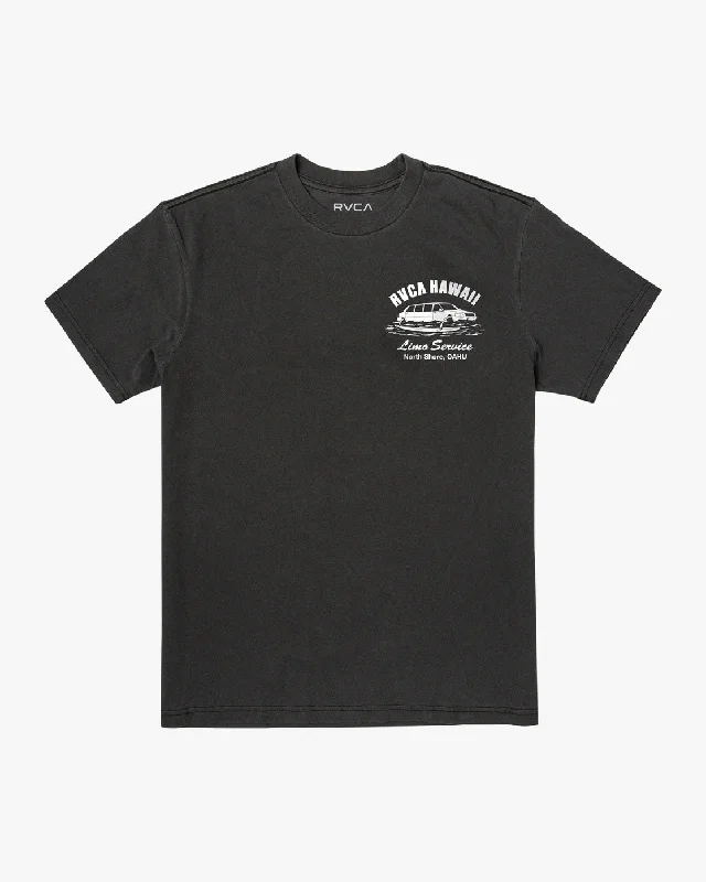 Men's short-sleeve oversized tee-Hawaii Limo Service Tee - Black