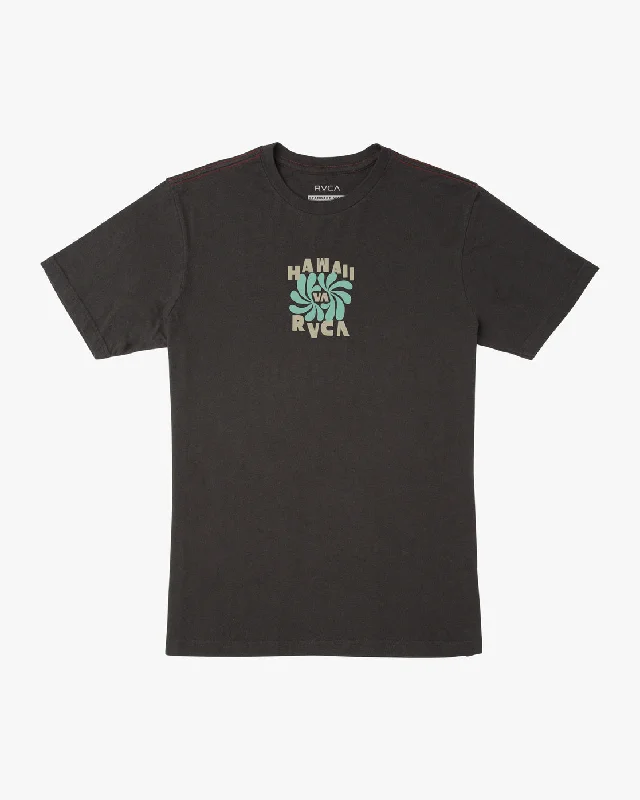 Men's short-sleeve soft tee-Hawaii Trip Tee - Pirate Black