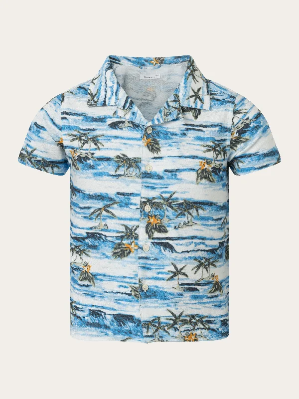 Men's short-sleeve affordable cotton tee-Loose fit AOP short sleeved shirt - AOP