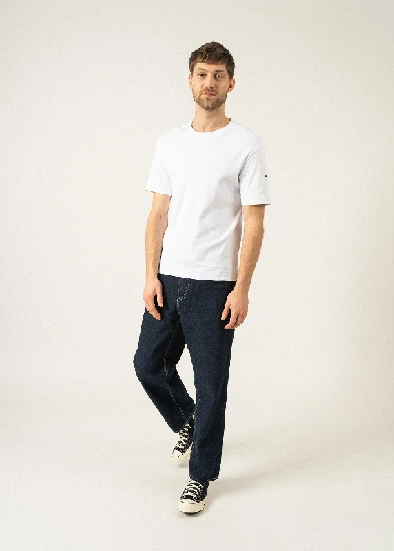 Men's short-sleeve travel tee-Lumio short sleeves t-shirt - round neck, in cotton (BLANC)