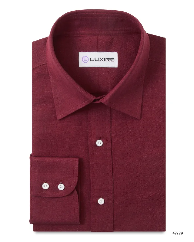 Maroon Cool Linen Cotton