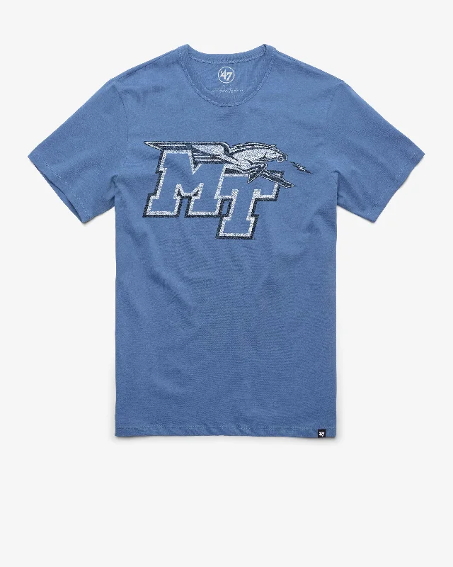 Men's short-sleeve athletic top-MIDDLE TENNESSEE BLUE RAIDERS PREMIER '47 FRANKLIN TEE