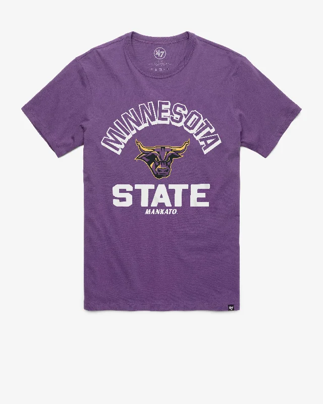 Men's short-sleeve party yellow tee-MINNESOTA STATE MANKATO MAVERICKS RETROGRADE '47 FRANKLIN TEE