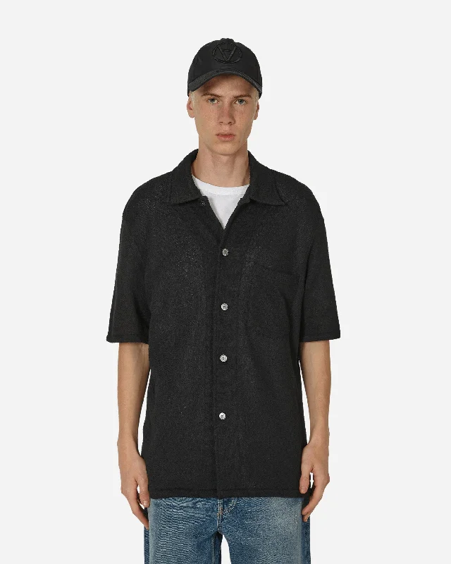 Men's short-sleeve quick-dry top-Box Shortsleeve Shirt Black