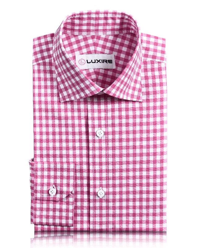 Pink Gingham Checks