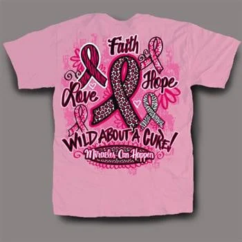 Men's short-sleeve V-neck tee-Sweet Thing Funny Cure Pink Ribbon Cancer Girlie Bright T-Shirt