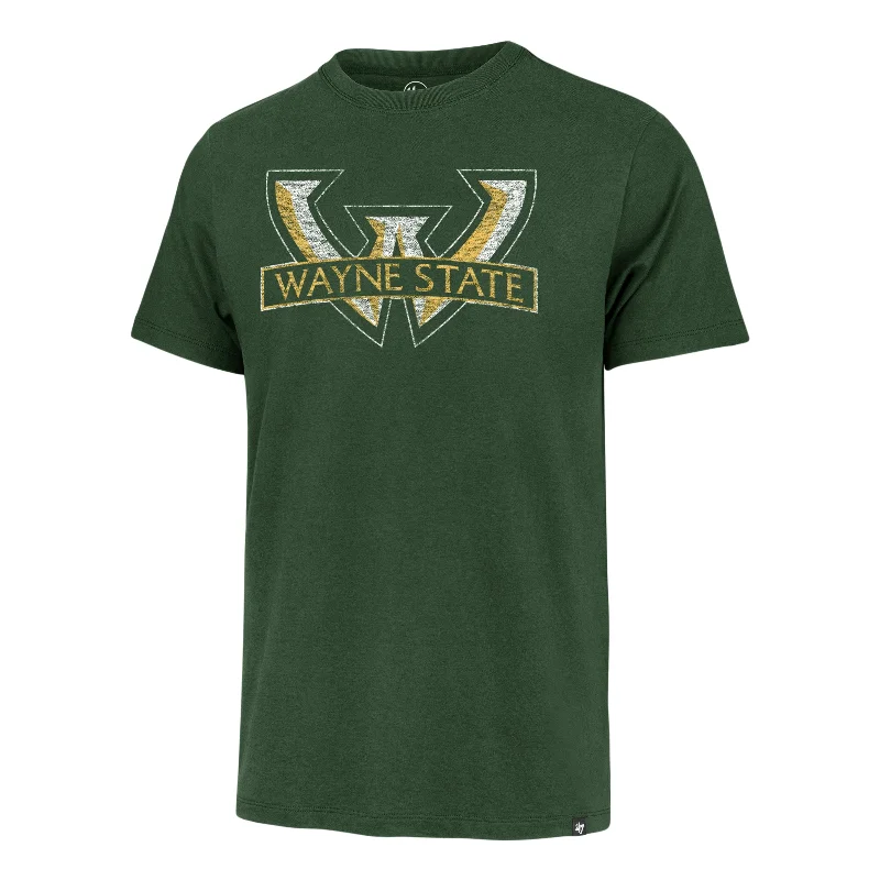 Men's short-sleeve minimalist shirt-WAYNE STATE WARRIORS PREMIER '47 FRANKLIN TEE