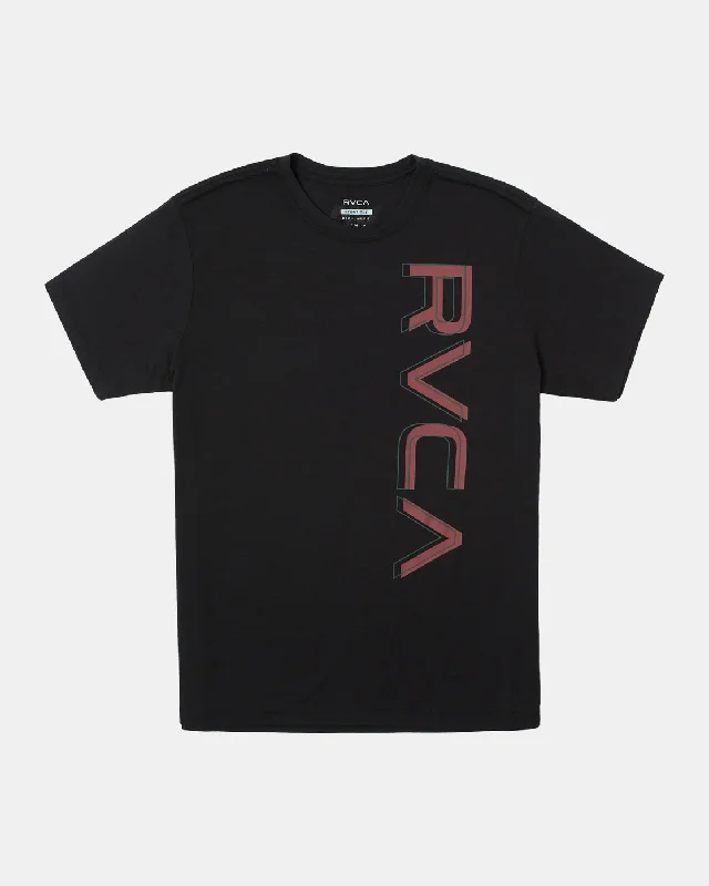 Men's short-sleeve white shirt-XL Pin RVCA Tee - Black