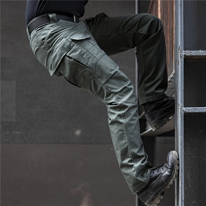 men's casual gray waterproof pants-Archon IX8 Outdoor Waterproof Tactical Pants Army Green