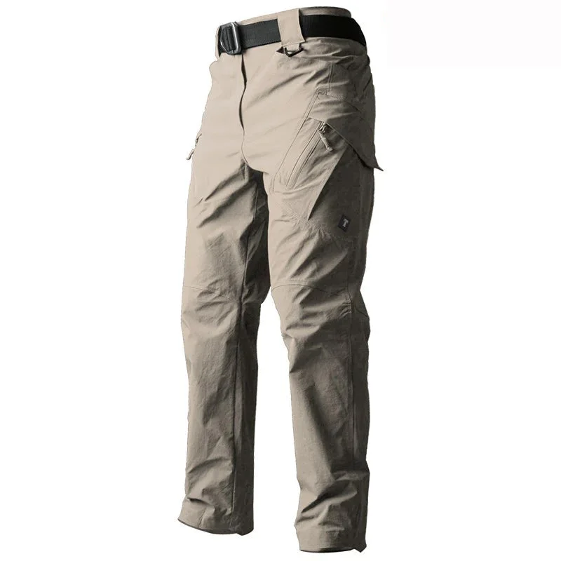 men's relaxed blue athletic pants-Archon IX9 Lightweight Quick Dry Stretch Pants Khaki