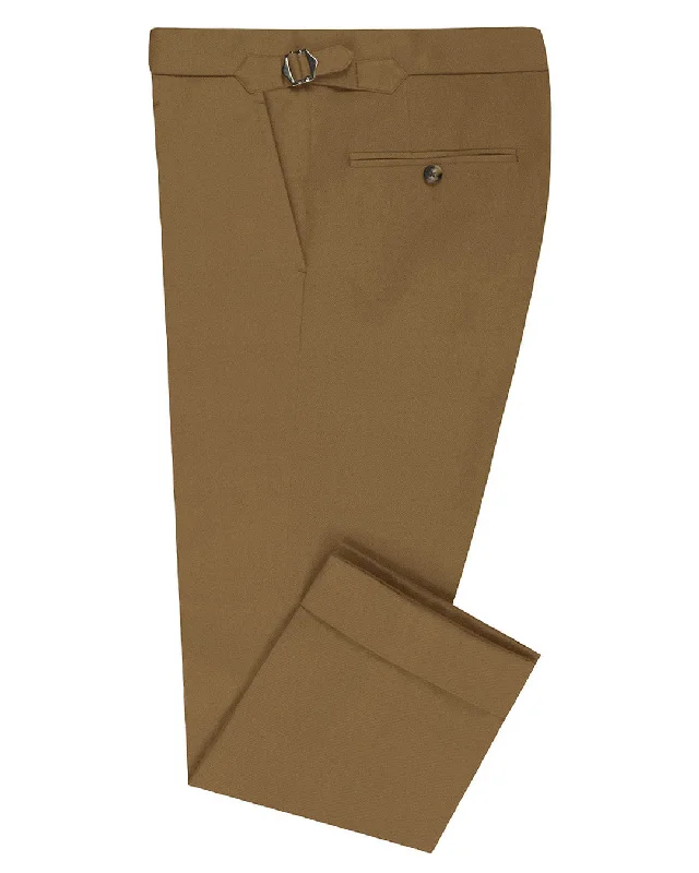 men's stretch blue corduroy pants-Khaki Summer-chino