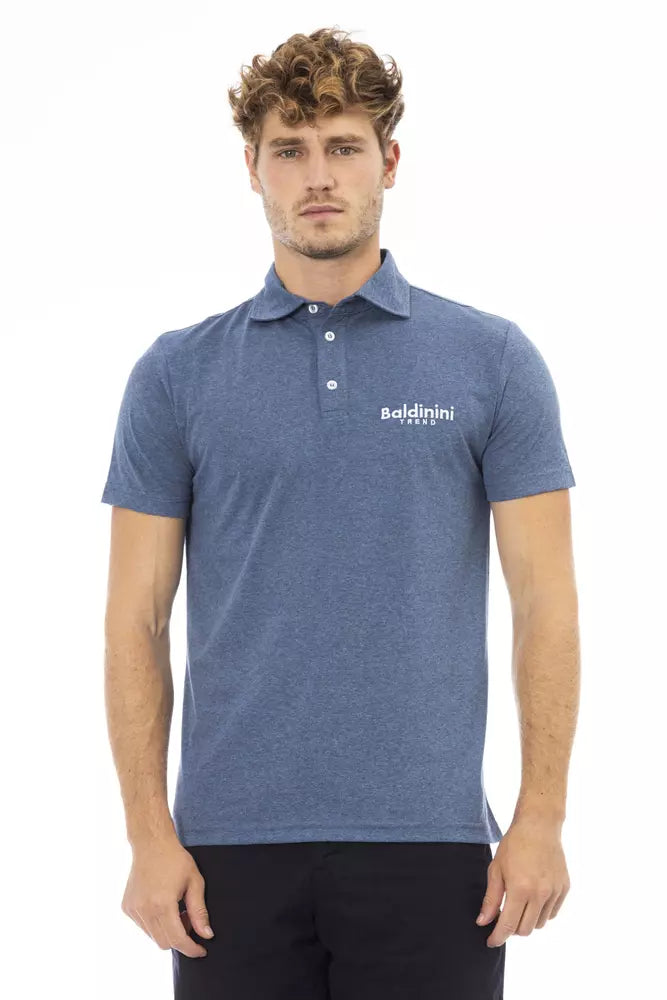 Men's short-sleeve wool blend tee-Baldinini Trend  Cotton Polo Men's Shirt