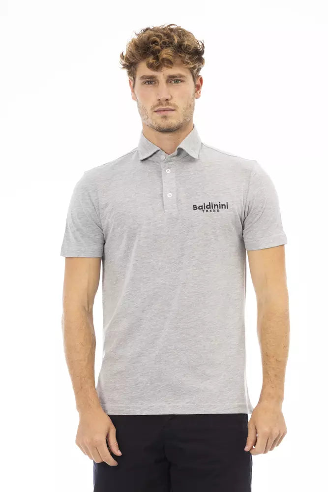 Men's short-sleeve soft tee-Baldinini Trend  Cotton Polo Men's Shirt