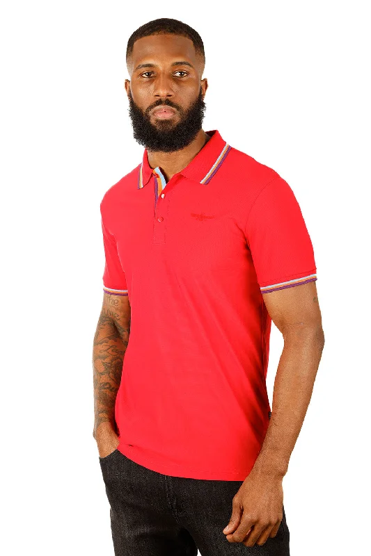 Men's short-sleeve black tee-Convincing Fancy Polo Shirt