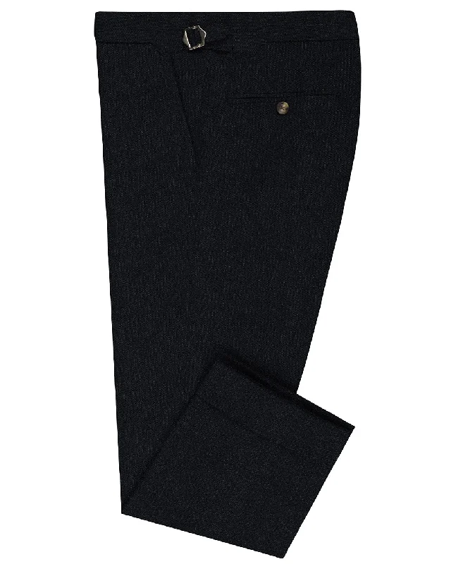 men's formal white dress pants-Dark Blue Denim Chambray