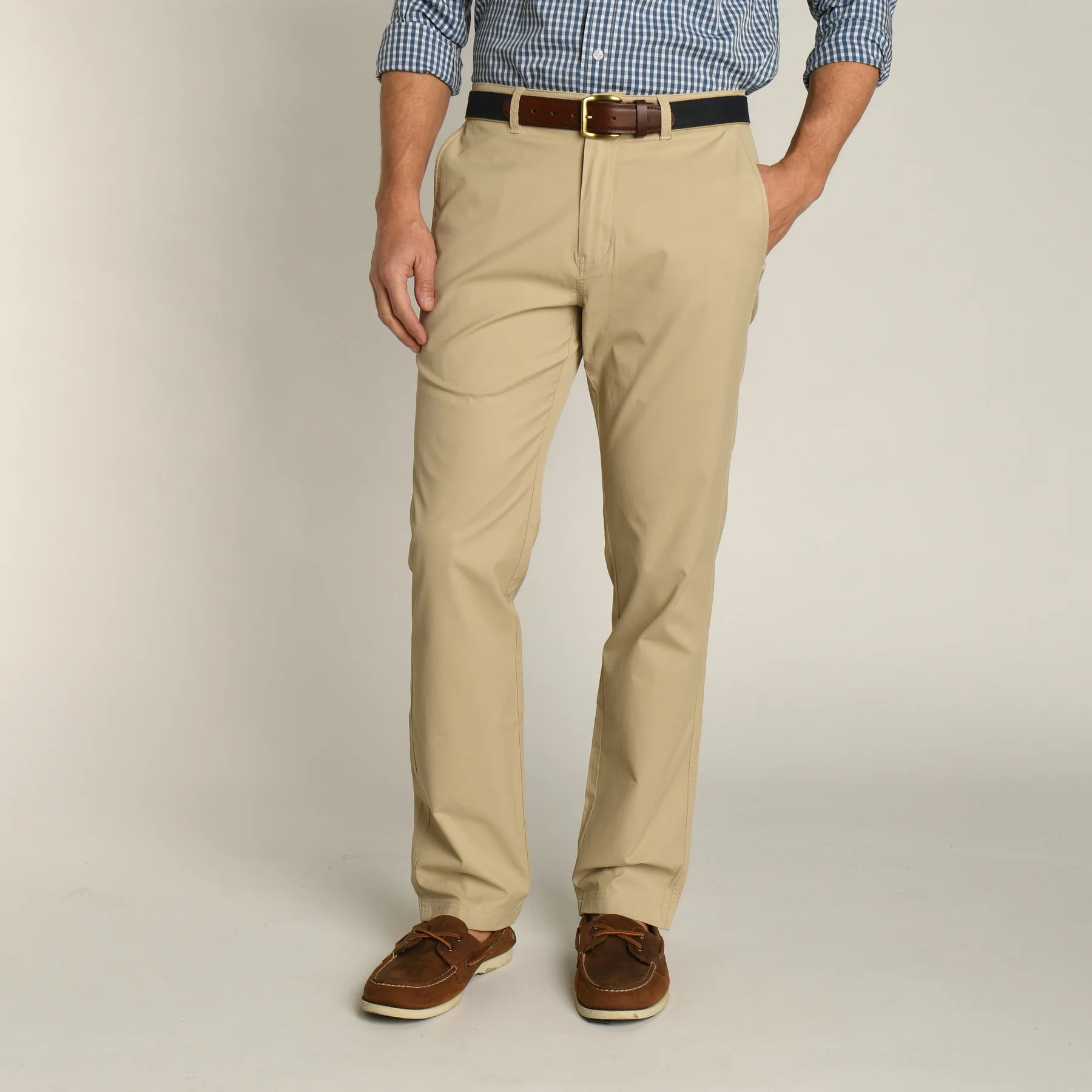 men's tailored blue jogger pants-Duck Head Harbor Performance Chino Pant