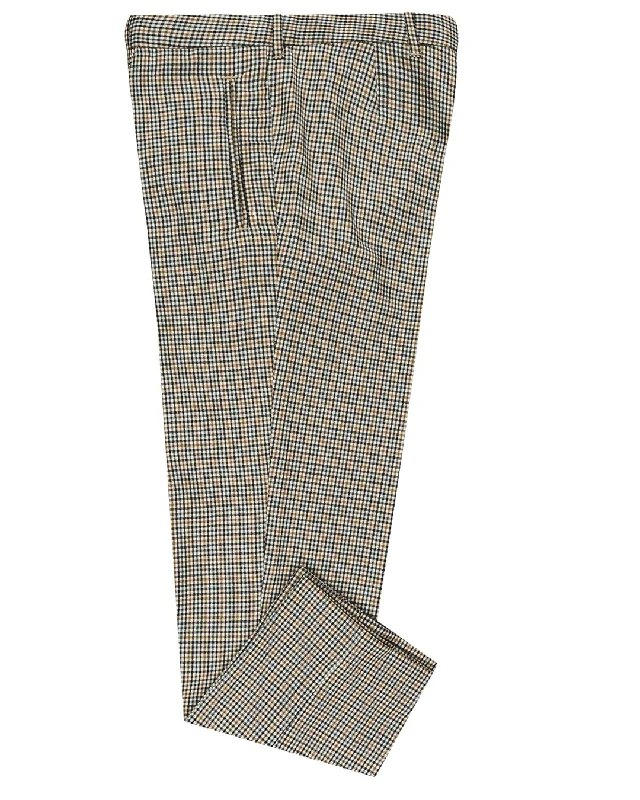 men's stretch white corduroy pants-Dugdale: Gun Club Checks