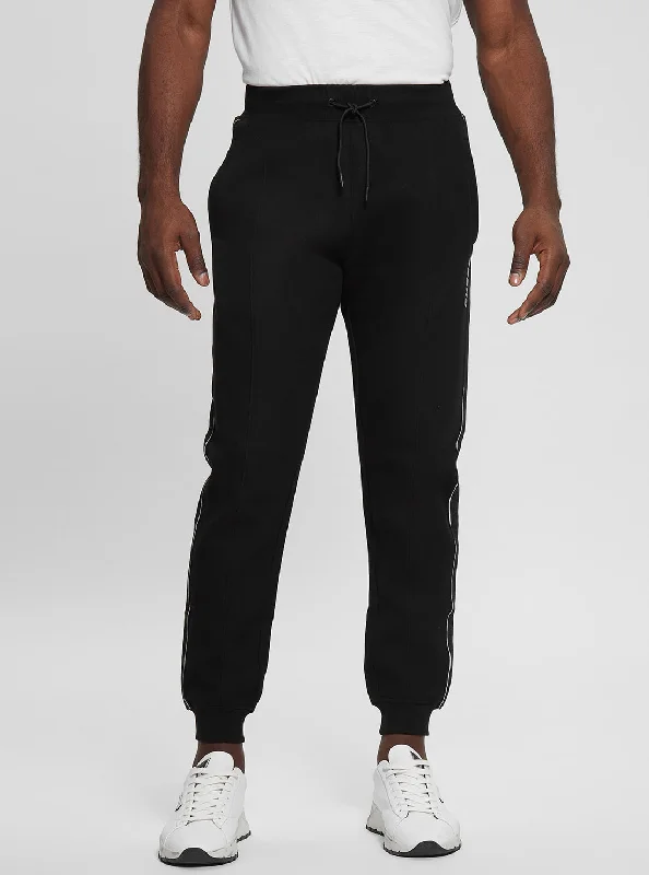 men's relaxed blue khaki pants-Eco Black Mickey Active Pant