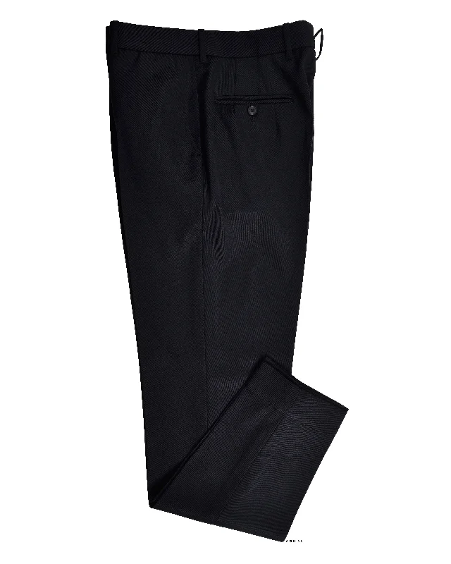 men's stretch navy chino pants-EThomas: Navy Cavalry Twill