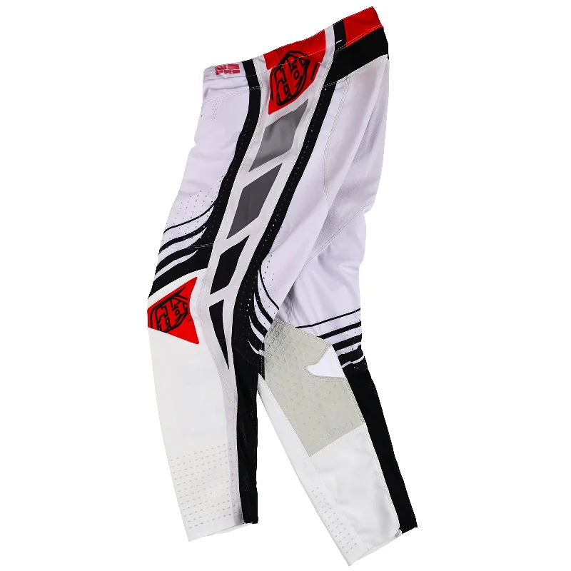 men's casual slim corduroy pants-SE Pro Pant Wavez Off-White / Red