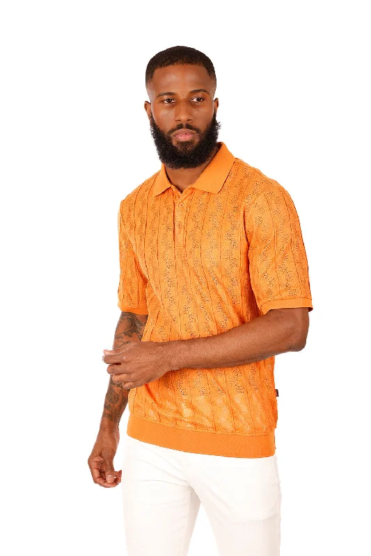 Men's short-sleeve dress shirt-Flower Crush Polo Shirt