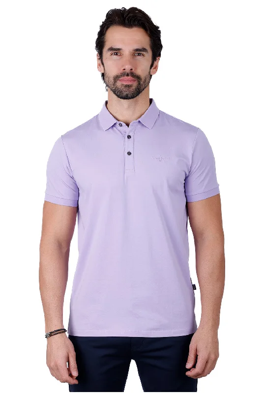 Men's short-sleeve violet stylish top-Fundamental Draft  Polo Shirt 2