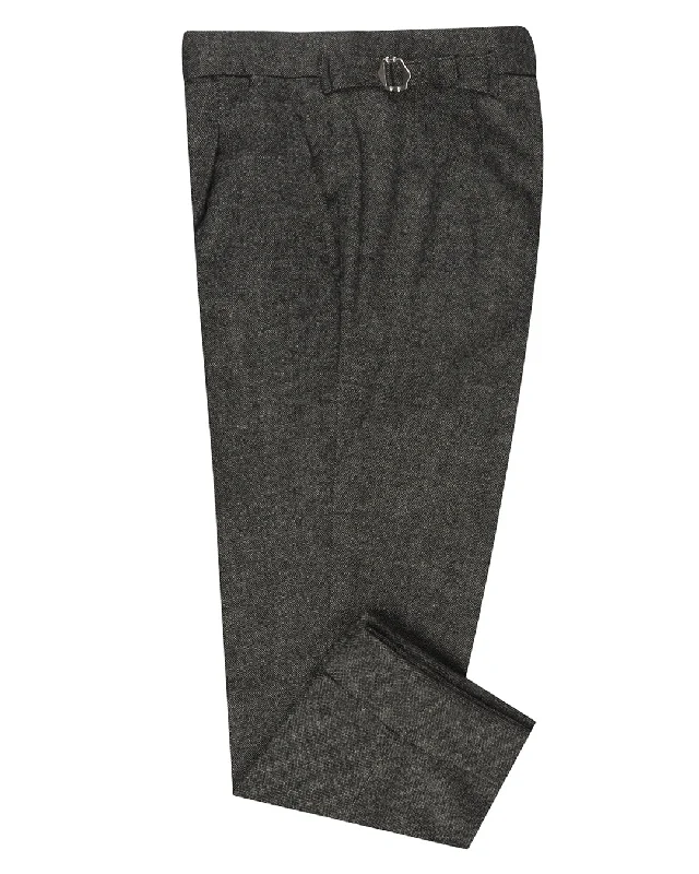 men's stretch blue dress pants-Giuseppe: Grey Birdseye