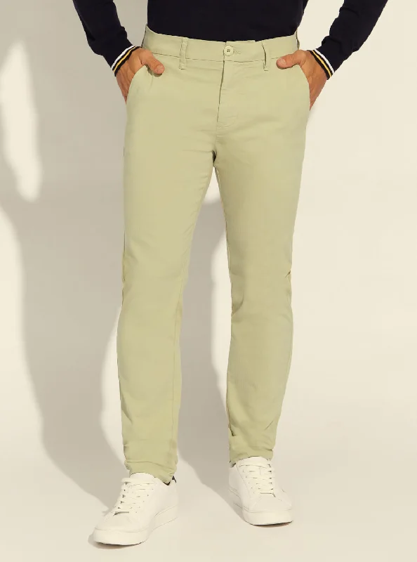 men's tailored white linen pants-Hazel Wood Beige Myron Pants