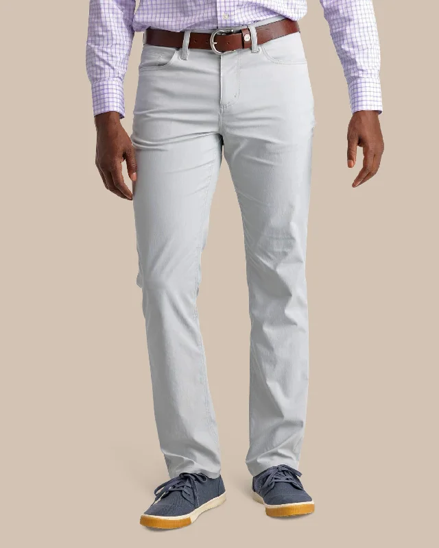 men's relaxed gray denim pants-Intercoastal Performance Pant - Seagull Grey