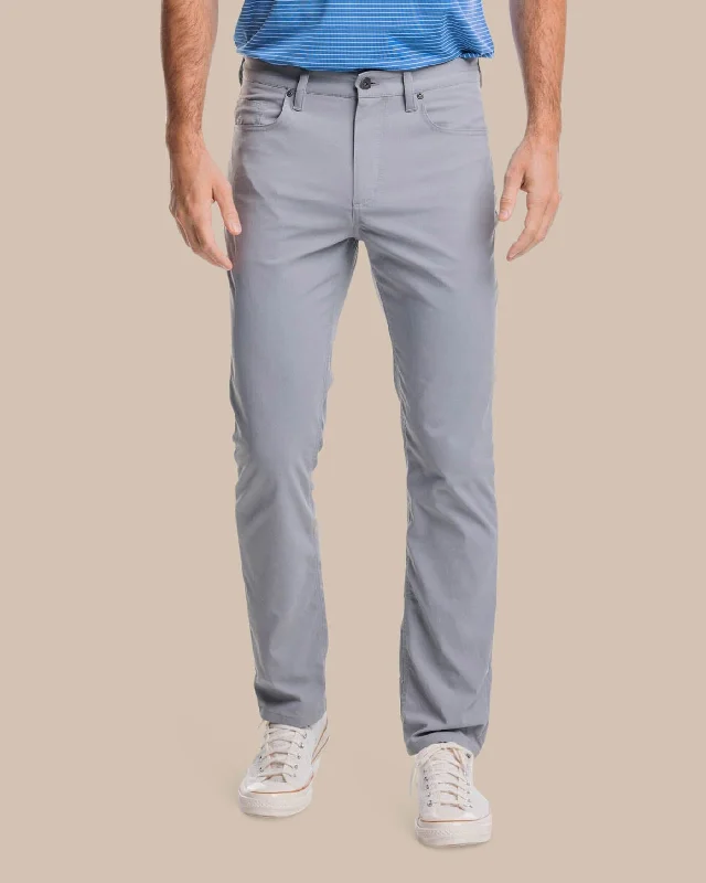 men's stretch gray corduroy pants-Intercoastal Performance Pant - Steel Grey