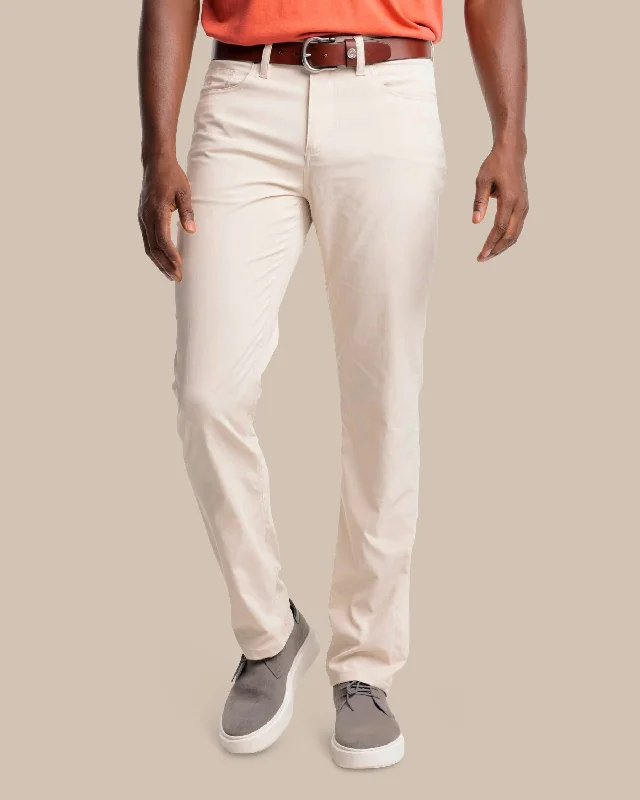 men's relaxed navy waterproof pants-Intercoastal Performance Pant - Stone