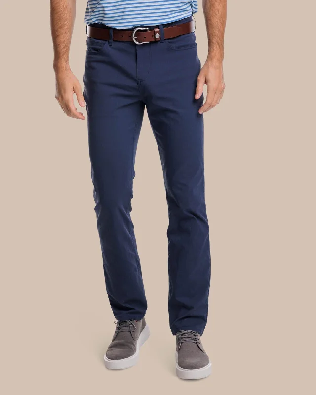 men's relaxed blue khaki pants-Intercoastal Performance Pant - True Navy