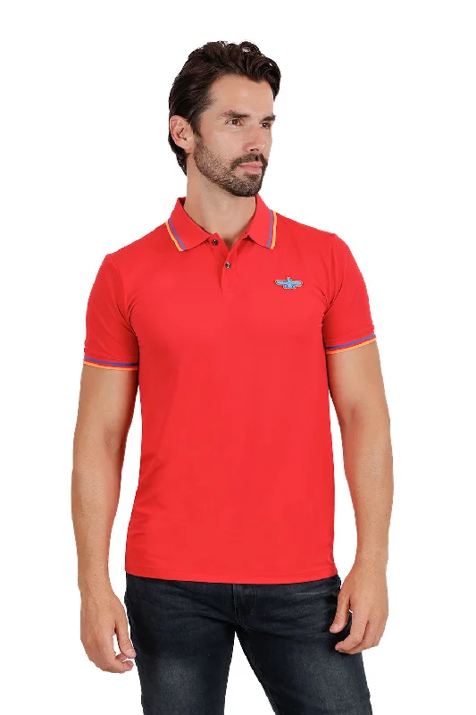 Men's short-sleeve printed shirt-Mania Fancy Polo Shirt