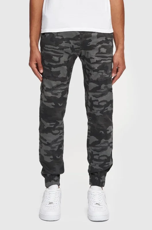 men's casual white dress pants-VINTAGE CAMO JOGGER