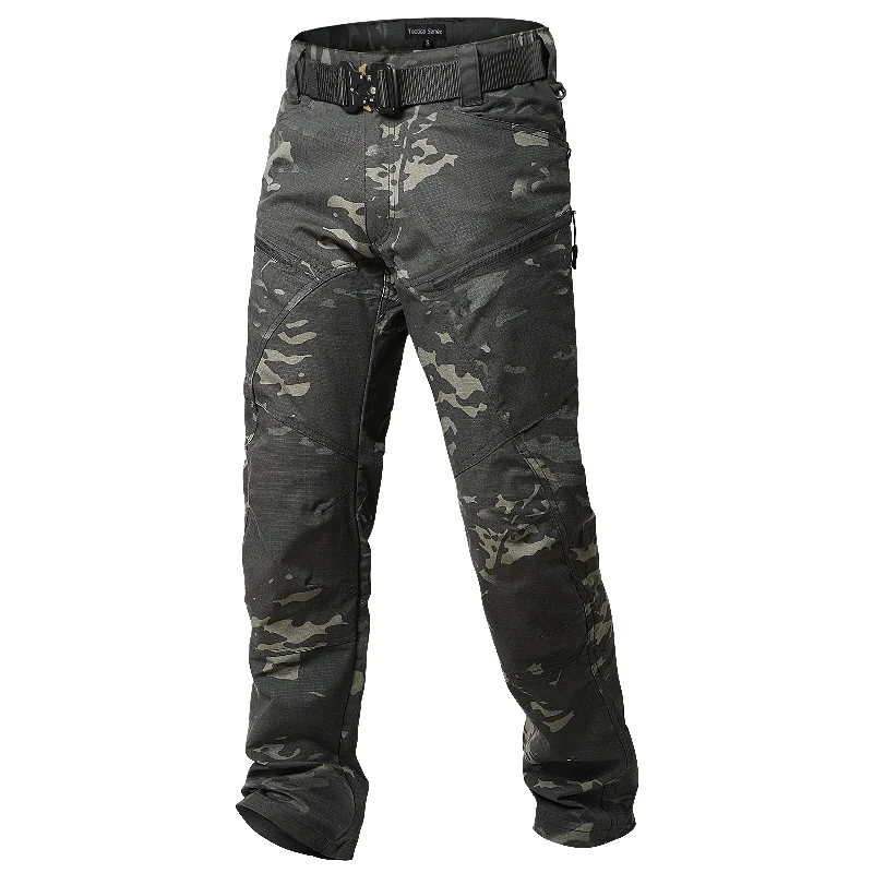 men's casual slim chino pants-Men's Urban Pro Stretch Tactical Pants Dark Camo