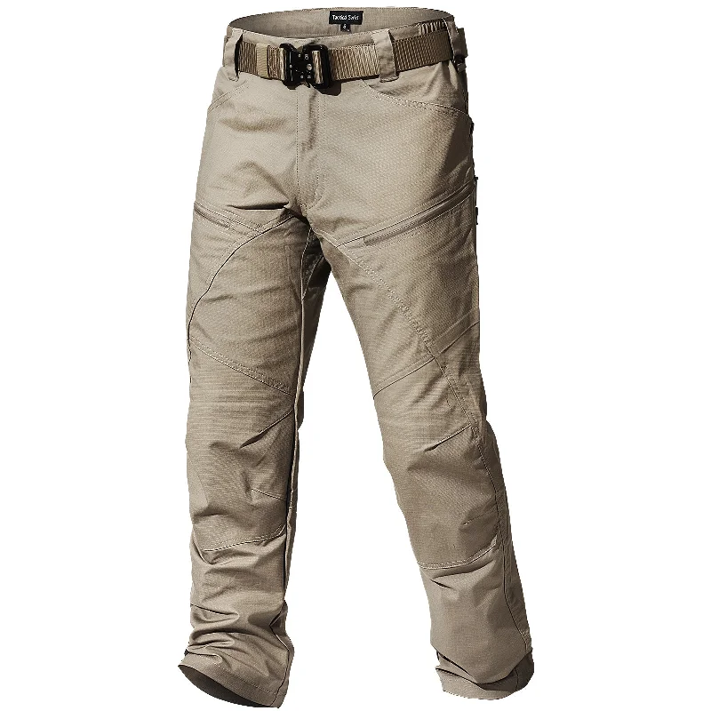 men's stretch blue chino pants-Men's Urban Pro Stretch Tactical Pants Khaki