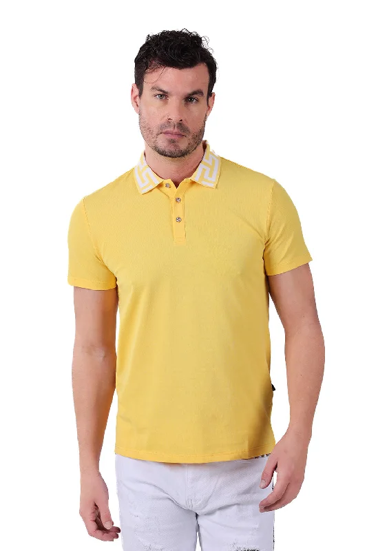 Men's short-sleeve bold print shirt-PETROS Polo Shirt