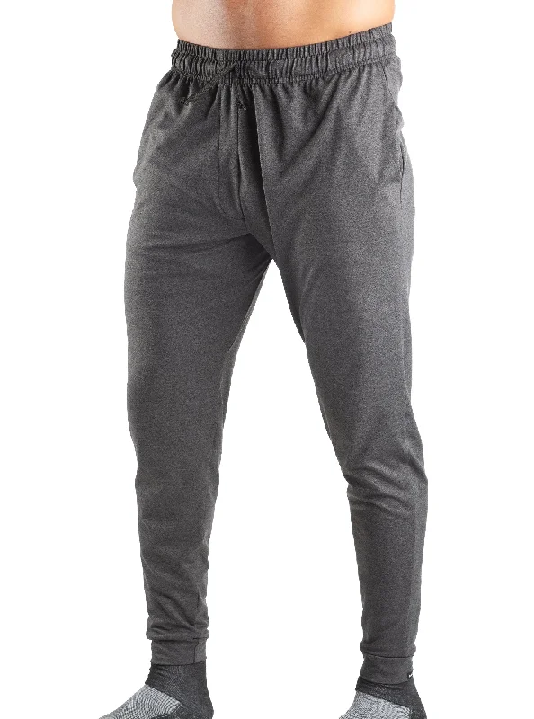 men's relaxed gray wide-leg pants-SoftTECH™ Pro Joggers