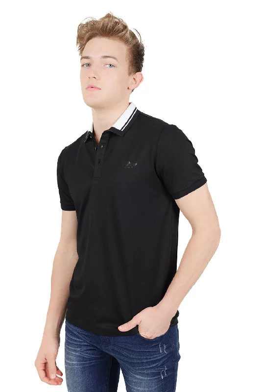 Men's short-sleeve V-neck tee-MARQUE POLO 4