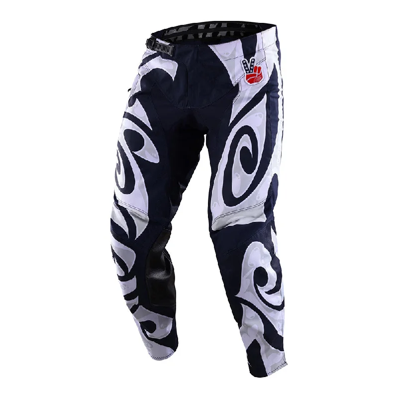 men's relaxed slim athletic pants-GP Pro Pant Hazy Friday Navy / White