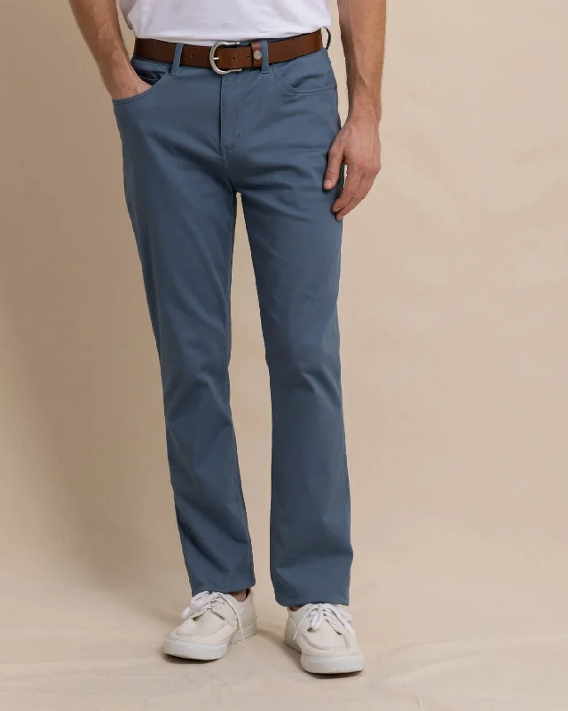 men's casual white waterproof pants-Sullivan Five Pocket Pant - Blue Haze