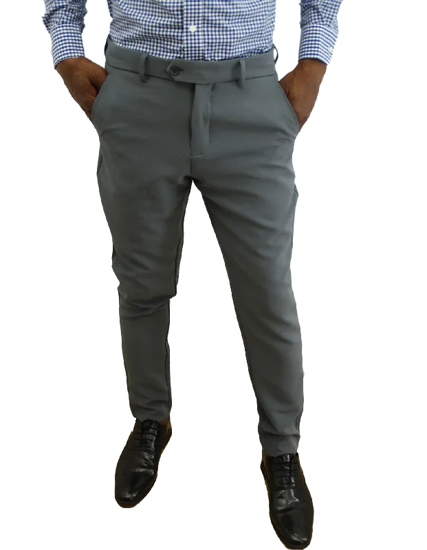 men's stretch gray waterproof pants-TRD226, TR Premium Men's Slim Fit Pants Size 32-48