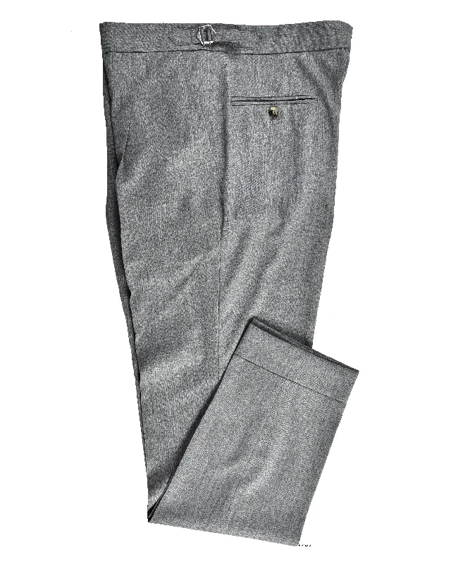 men's stretch blue linen pants-VBC: Light Grey Tropical Worsted