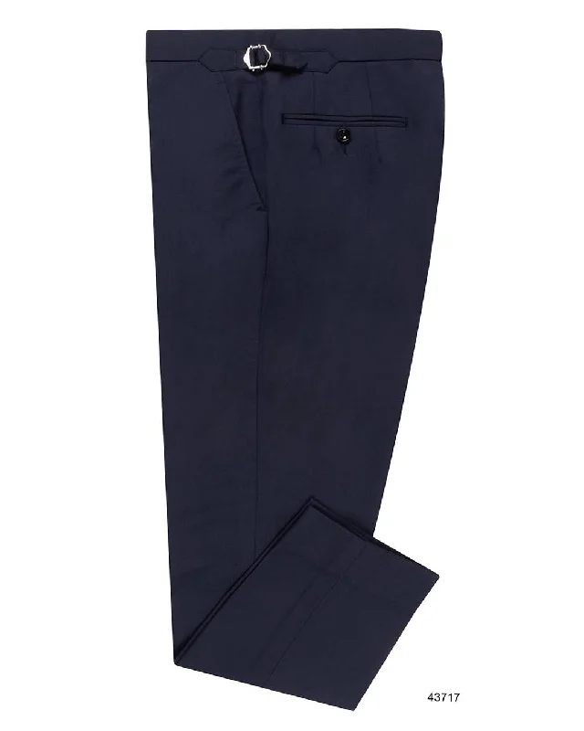 men's tailored gray waterproof pants-VBC: Navy Tropical Wool Mohair